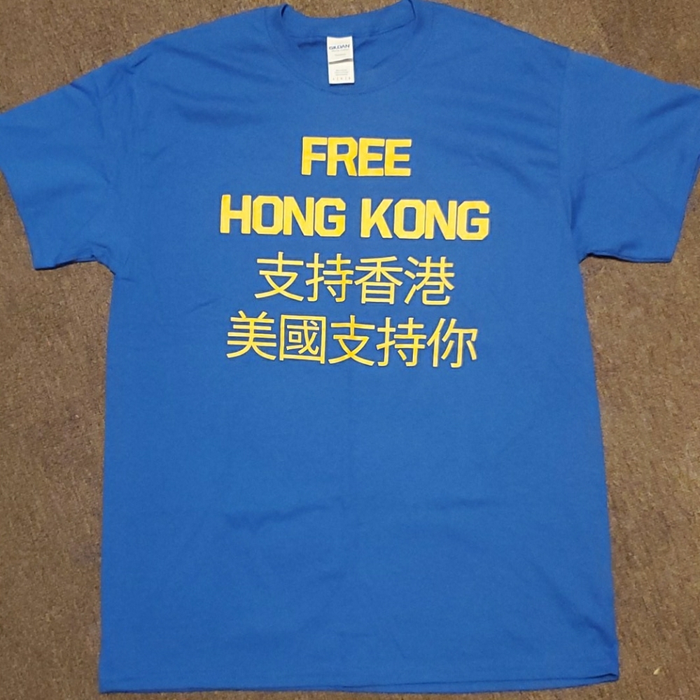 Golden State Warriors "FREE HK" Shirt Size L